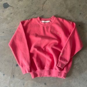 BAMABONES Kids M Crewneck Sweatshirt- Vintage Soft Red